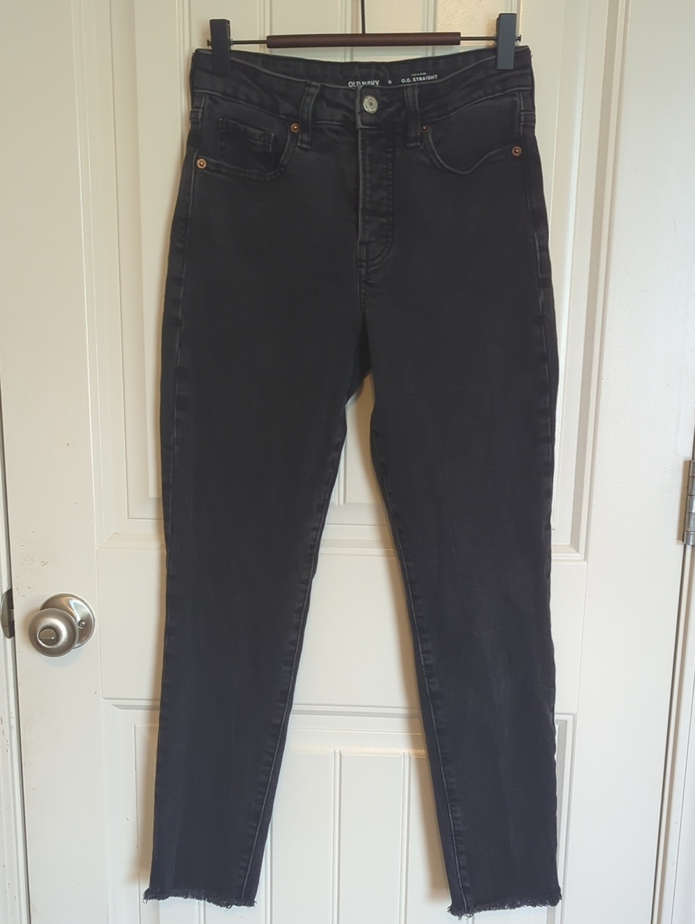 Old Navy Black High Rise O.G. Straight Women’s Jeans Sz 0